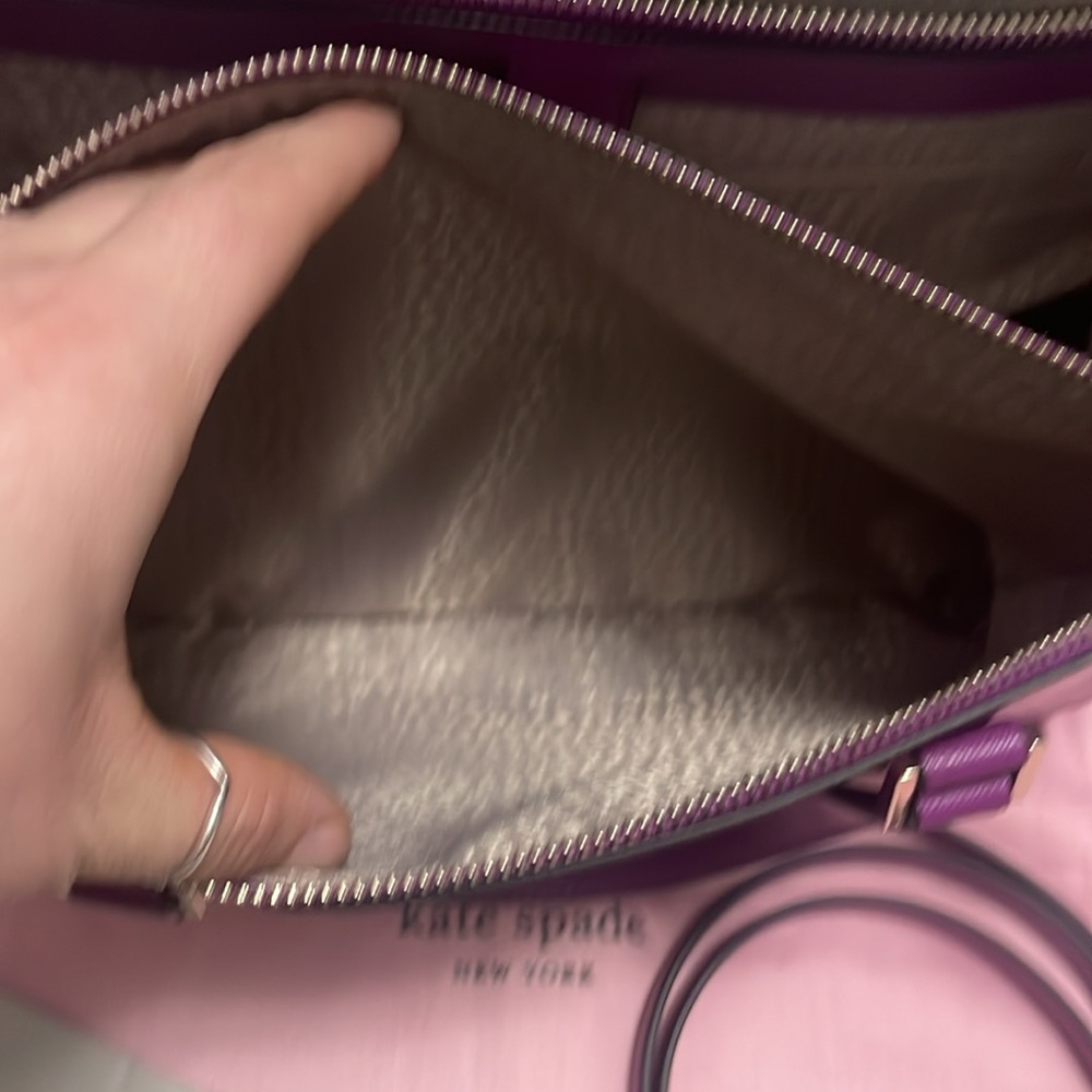 ✨NWOT Kate Spade Newbury Lane Loden Veryberry purple handbag✨ - Picture 6 of 13